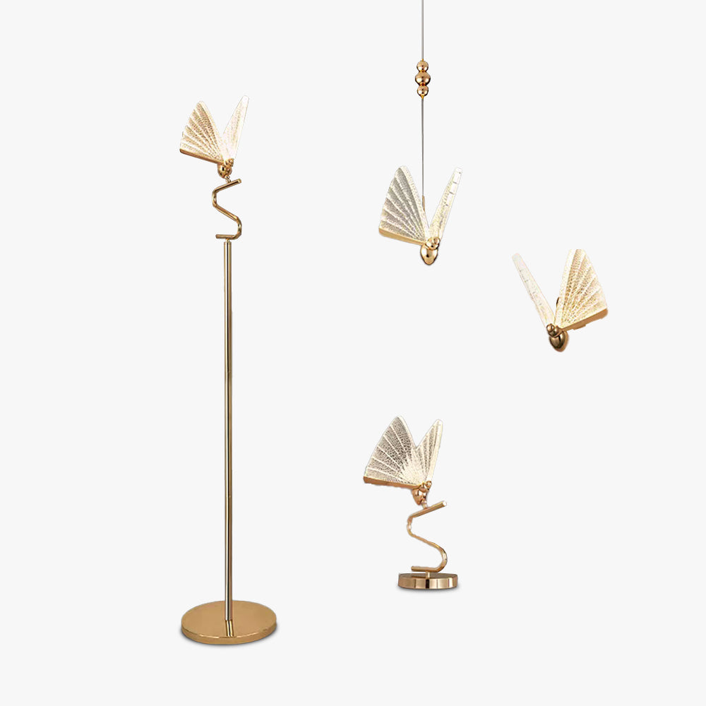 Bevogen Butterfly Chandelier Table & Floor Lamp, 4 Styles