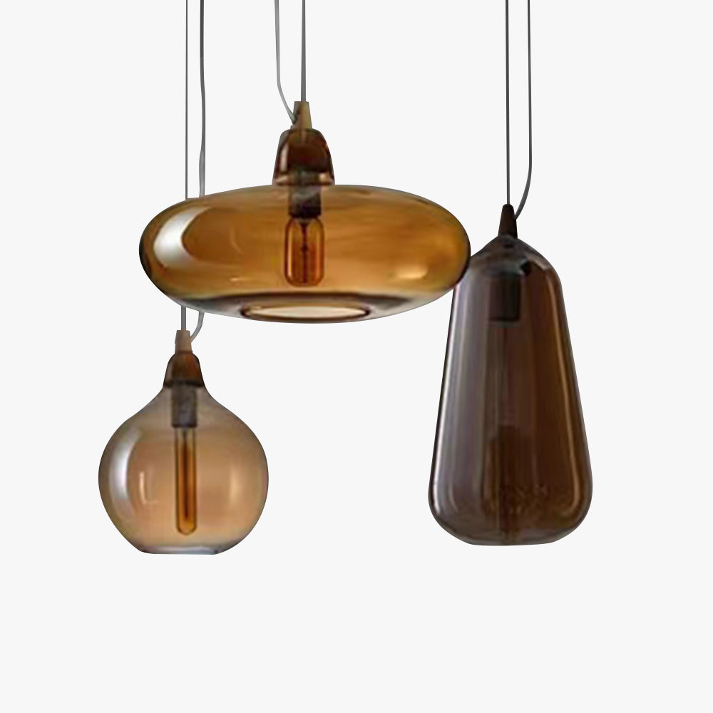 Sorvex Pendant Light Amber Glass-Neutral Decor