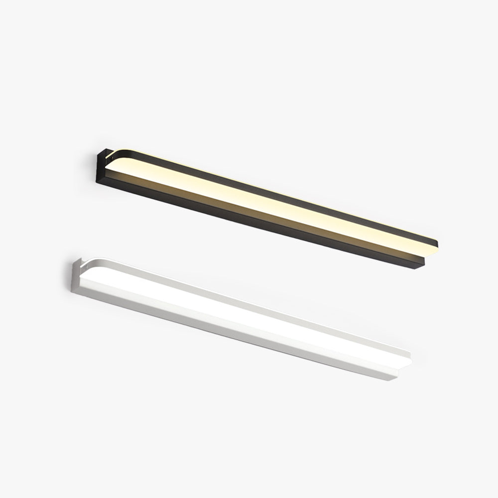 Gusevur Wall Lamp Rectangular Modern, Mirror, Black/White/Chrome/Gold, Bathroom