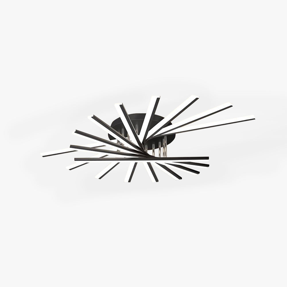 Nobudat Linear Flush Mount Ceiling Light, 4 Colour