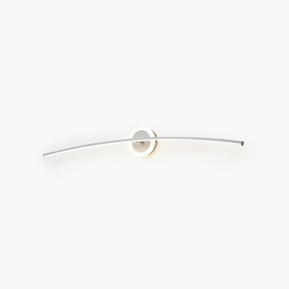 Zutatok Modern Linear Metal Wall Lamp, White