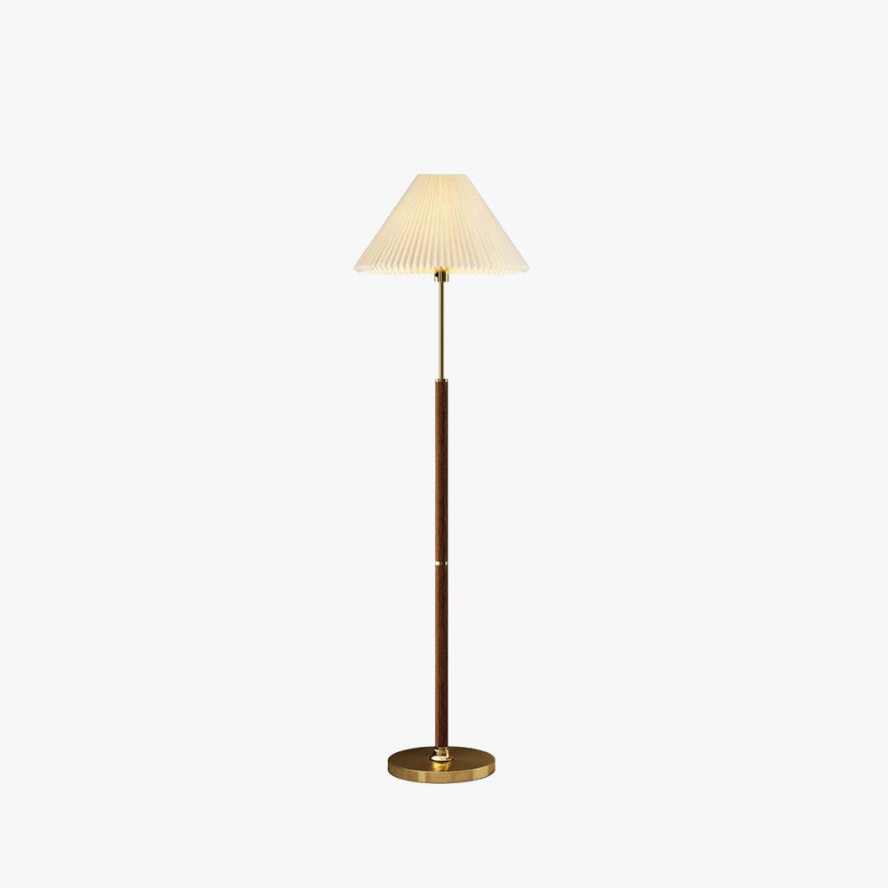 Cariker Pleated Floor Lamp, 2 Colour