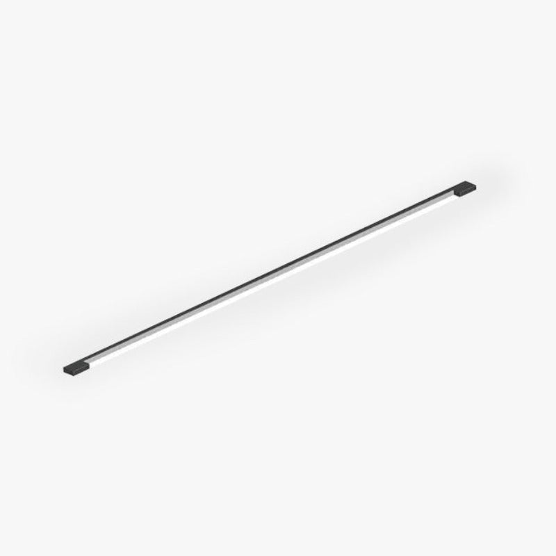 Evoa Modern Slim Linear Black LED Wall Lamp-Neutral Decor