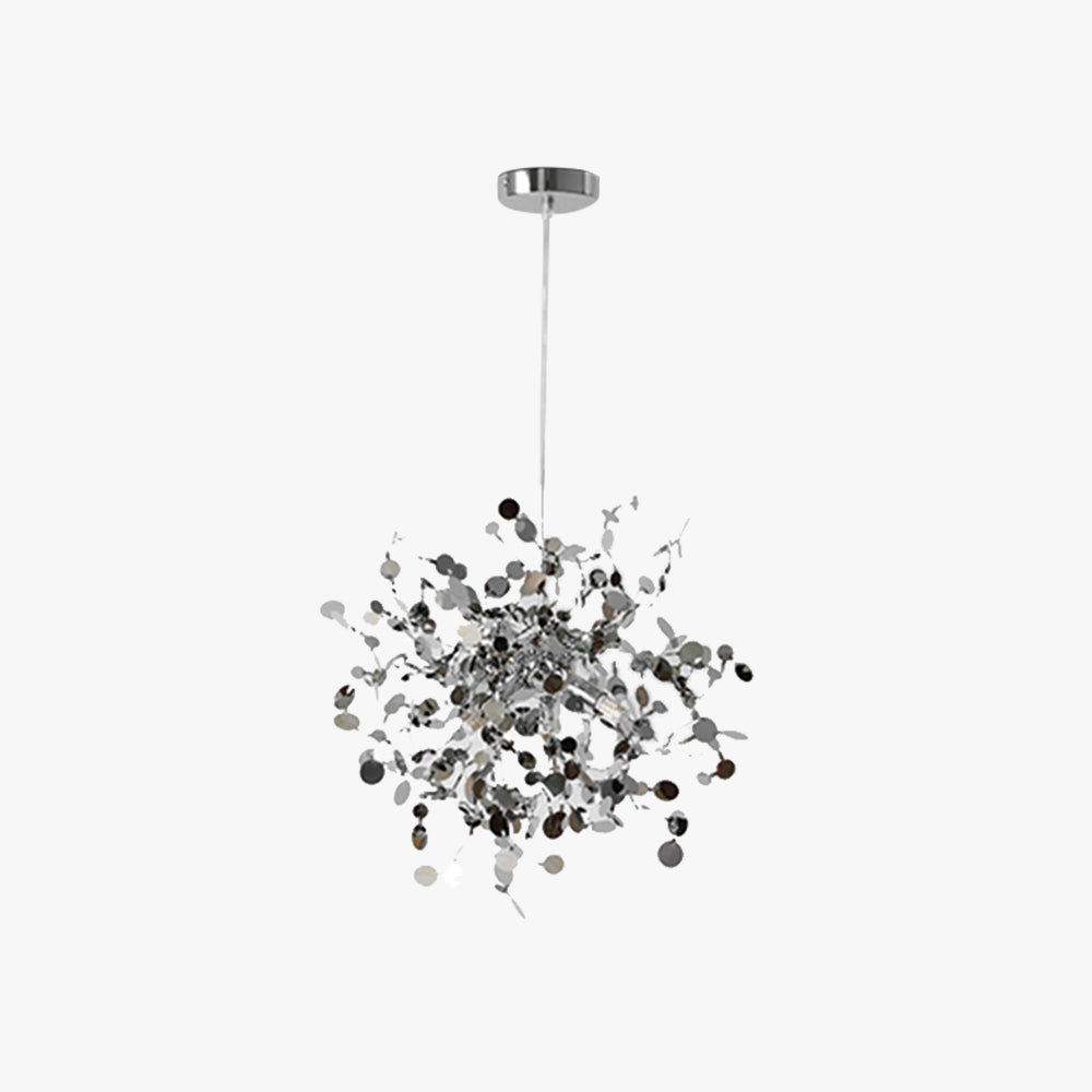 Tokumik Artsy Classy Cluster Fireworks Pendant Light, Stainless steel
