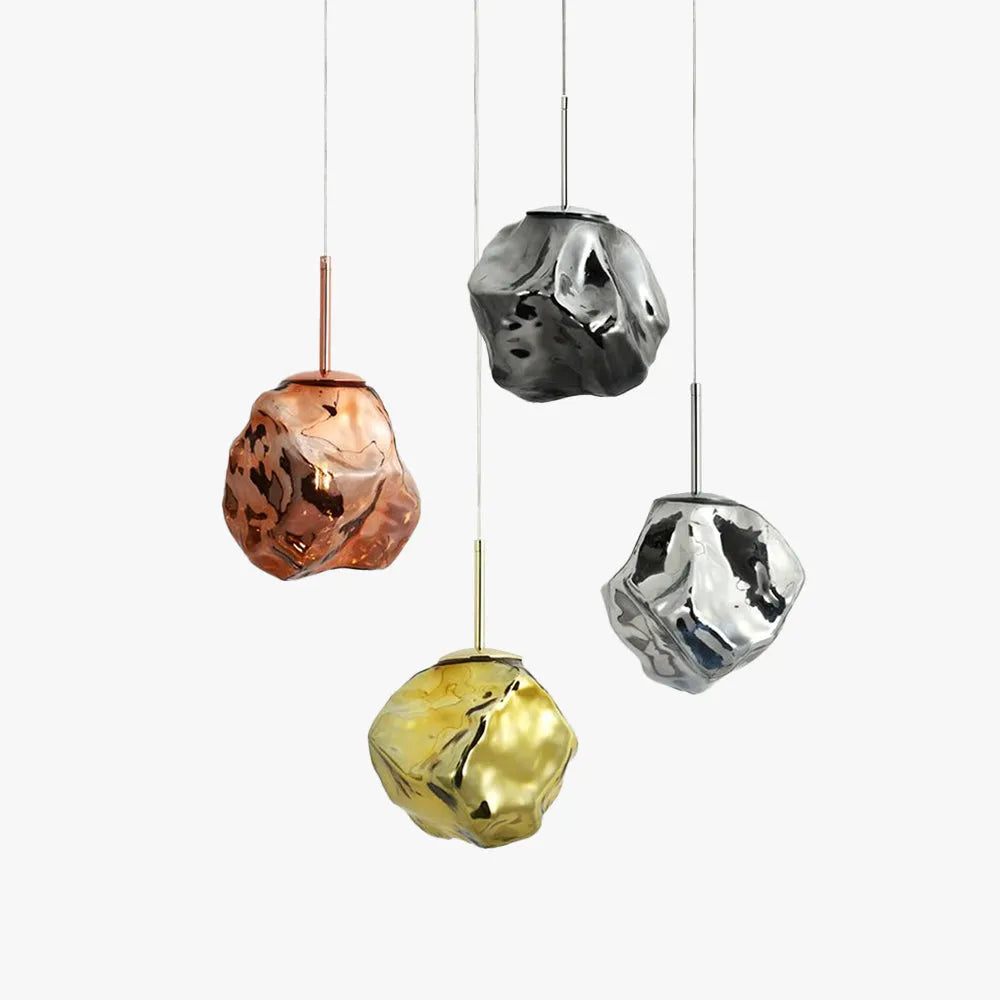 Kovire Glass Pendant Light, 4 Colour-Neutral Decor