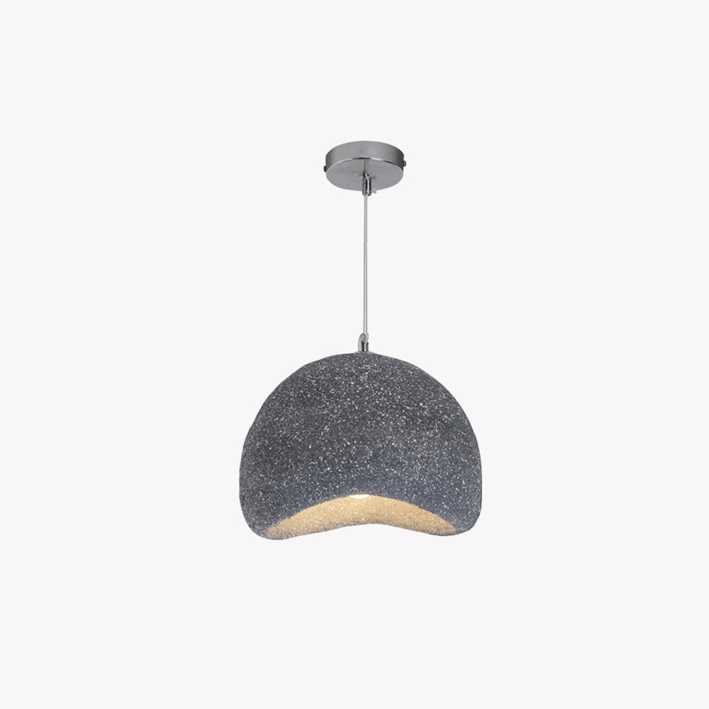 Mugepod Wabi Sabi Bread Shape Resin Pendant Light, 2 Color