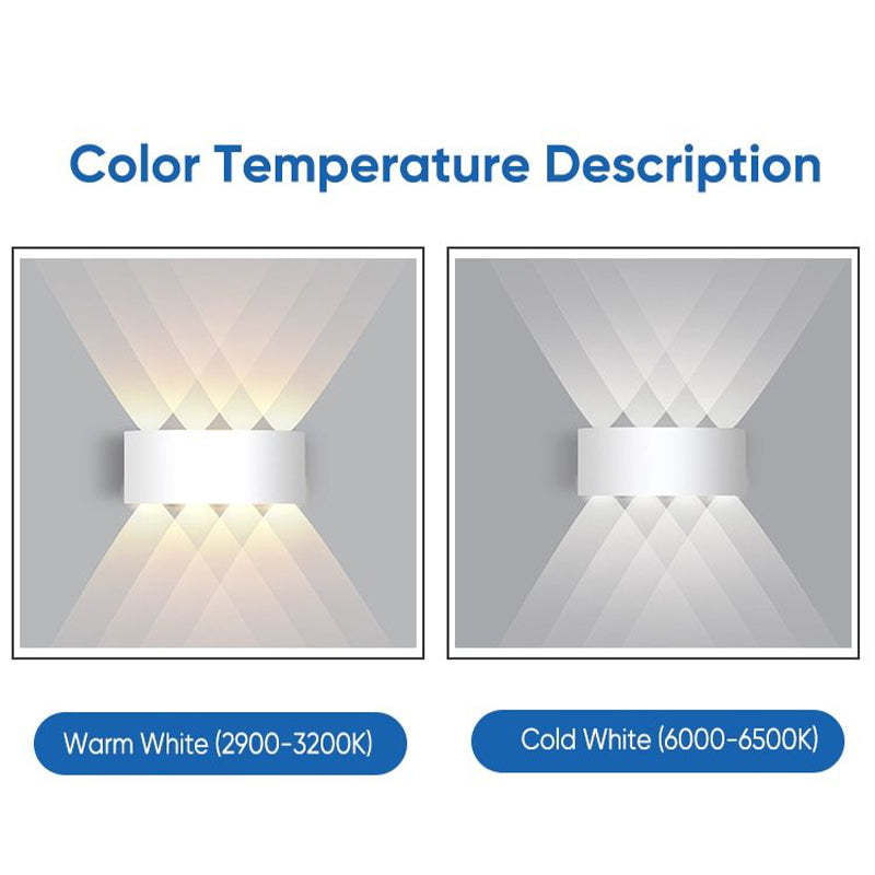 Nirex Wall Lamp Modern Rectangular Outdoor Water-wave-Neutral Decor