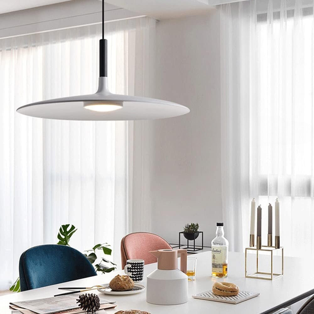 Fjorn Pendant Light Pan, Plate Shape Modern Design-Neutral Decor