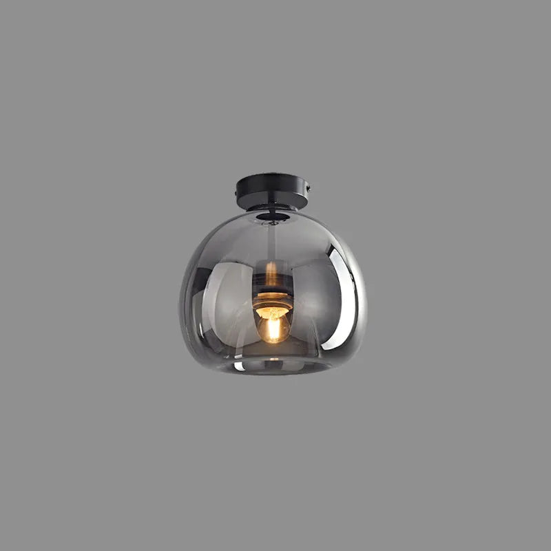 Laru Glass Semi-Flush Mount Ceiling Light/Pendant Light-Neutral Decor