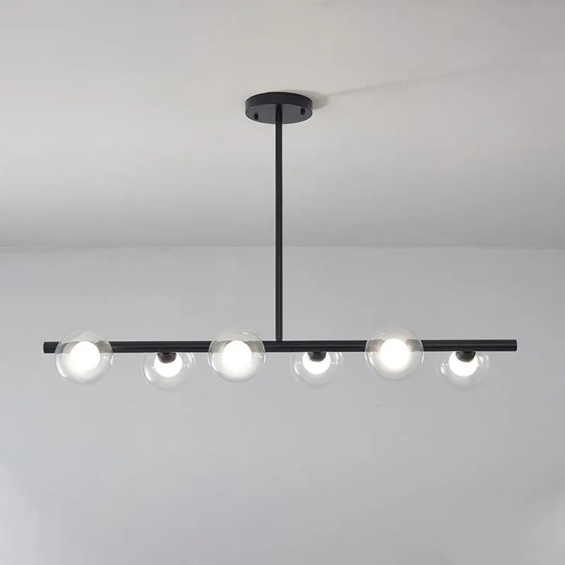 Lumirel Pendant Light Linear Bubble Glass-Neutral Decor