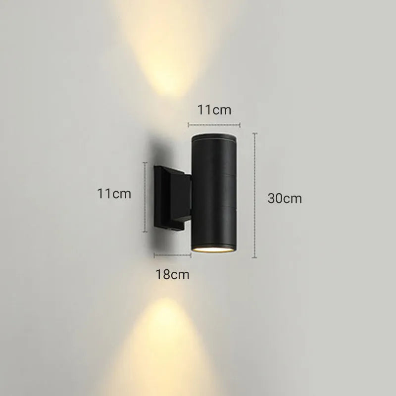 Kirema Wall Lamp Minimalist Double-headed Outdoor-Neutral Decor