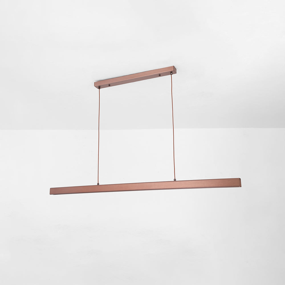 Lerin Modern Linear LED Pendant Light Black/Brown-Neutral Decor