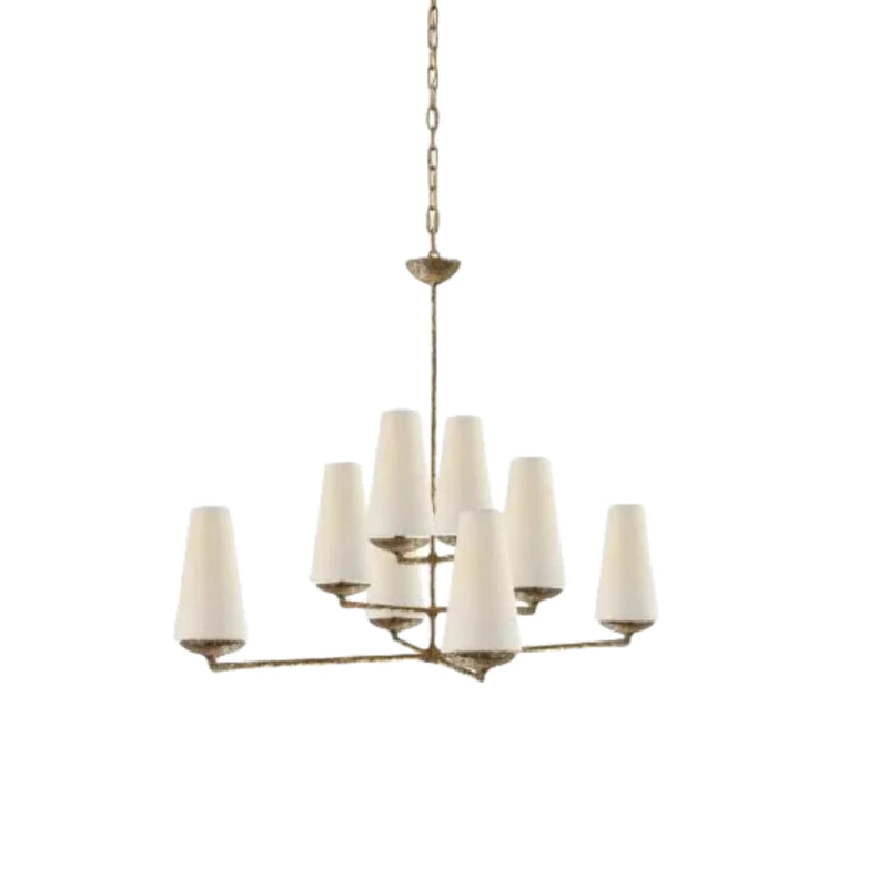 Warubis Vintage LED Chandeliers White Black Bedroom Kitchen