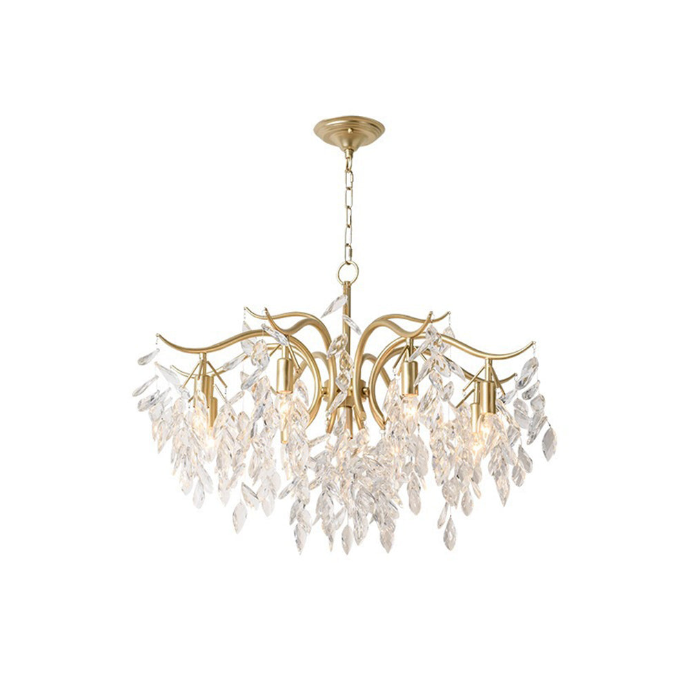 Roduger Luxury Wisteria Flower Crystal Chandelier