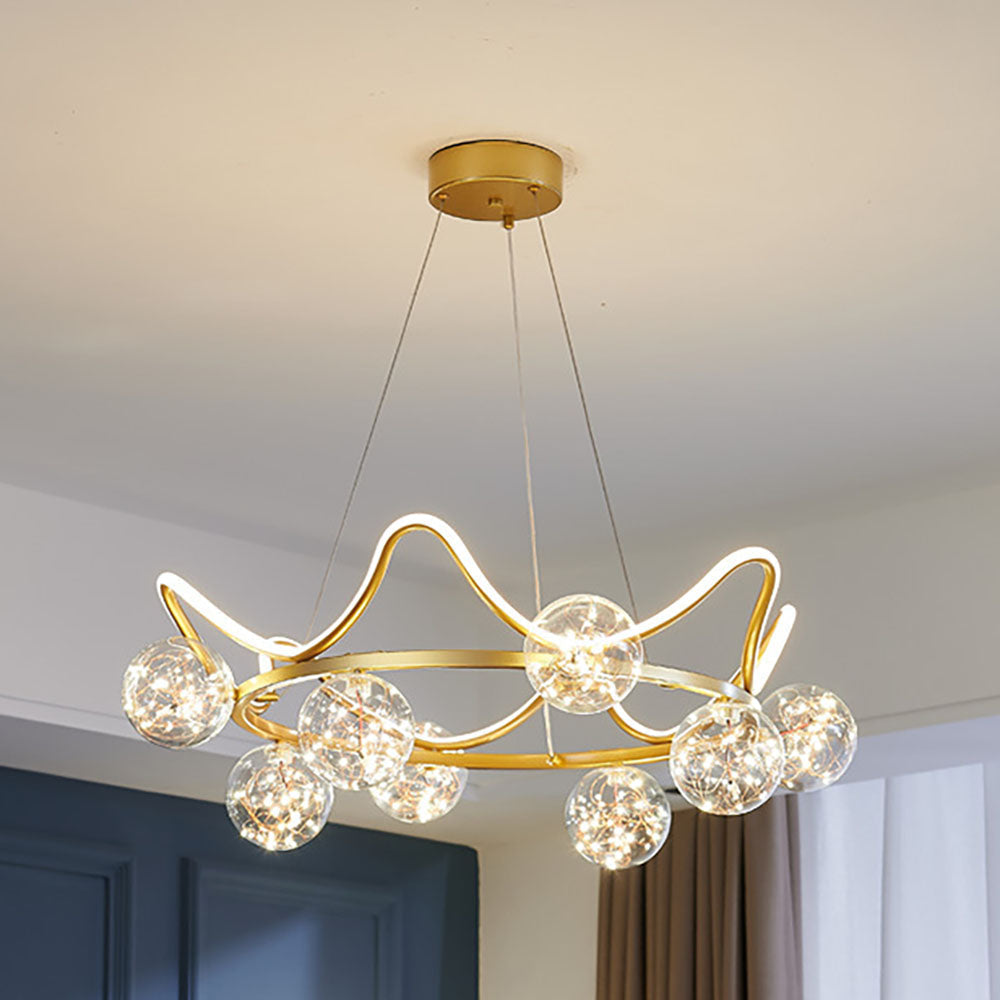 Nomamuk Nordic Creative Star Pendant Light Metal Living Room/Restaurant