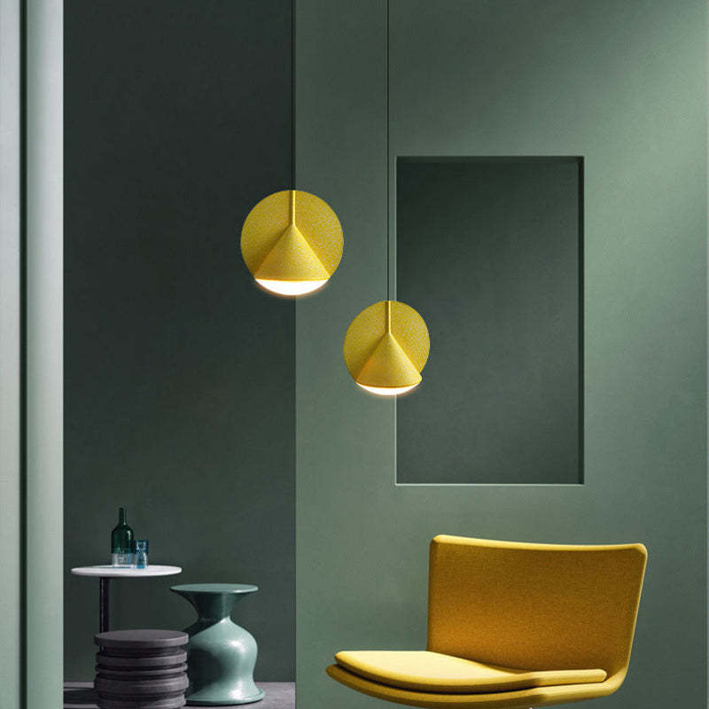 Putudot Modern LED Colorful Shade Hanging Pendant Light