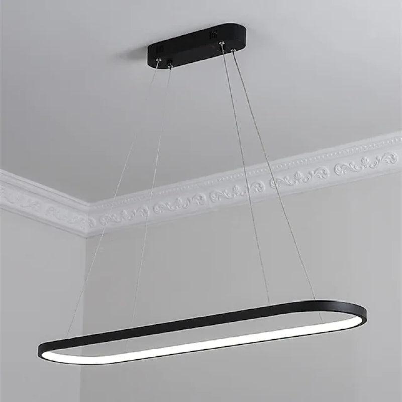 Avenor Minimalist Oval Interior Hanging Pendant Light-Neutral Decor