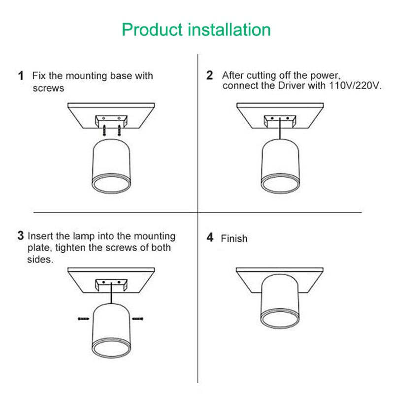 Luxin Cylindrical Flush Mount Ceiling Light-Neutral Decor