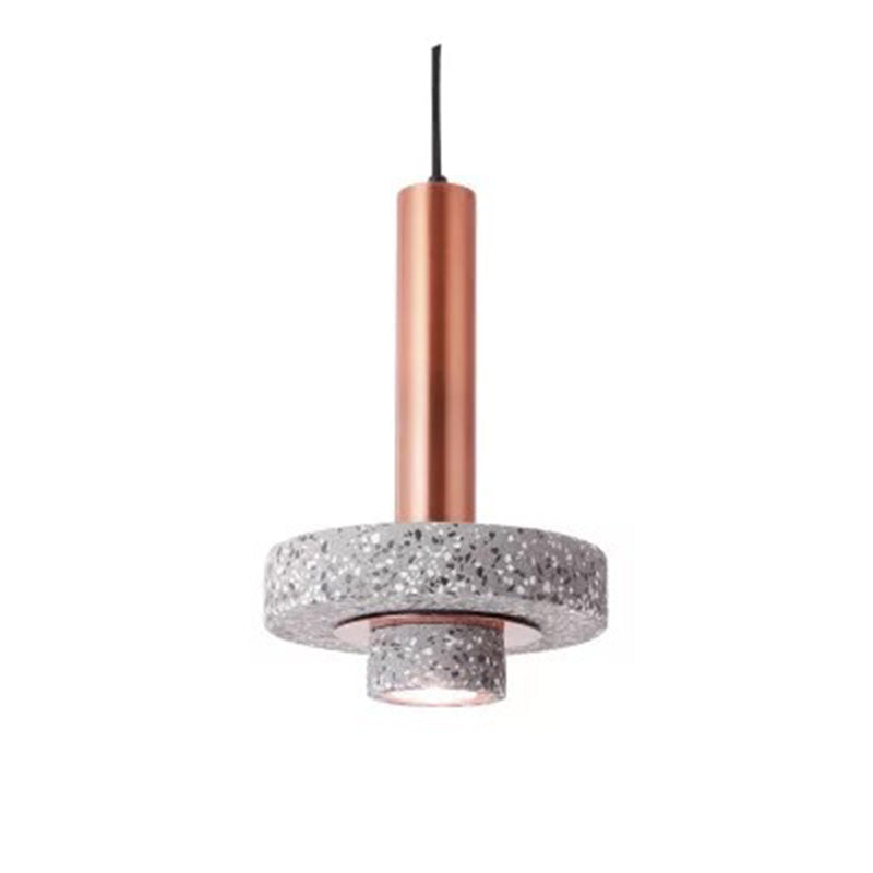 Fasekom Modern LED Art Deco Colorful Pendant Light, Terrazzo