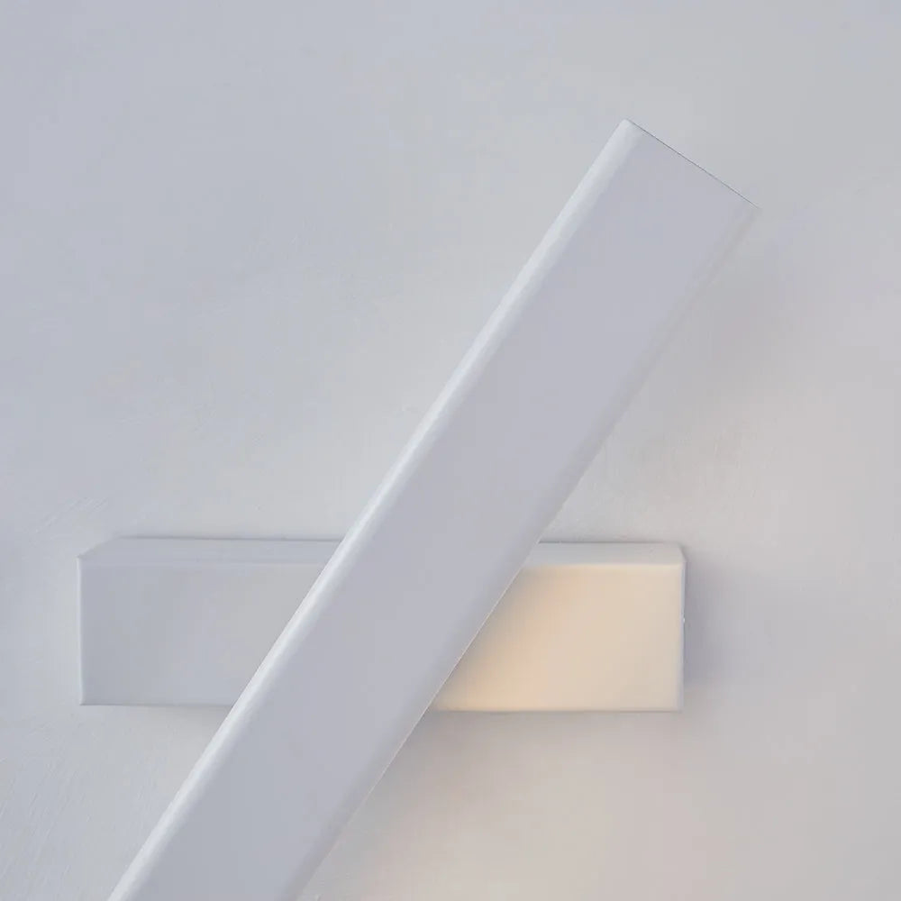 Heri Modern Rectangles Rotatable Wall Lamp, Black/White-Neutral Decor