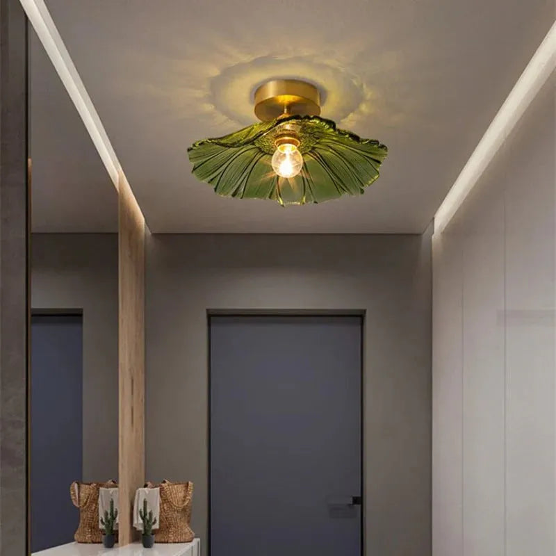 Lavor Flower Glass Ceiling/Pendant Light-Neutral Decor