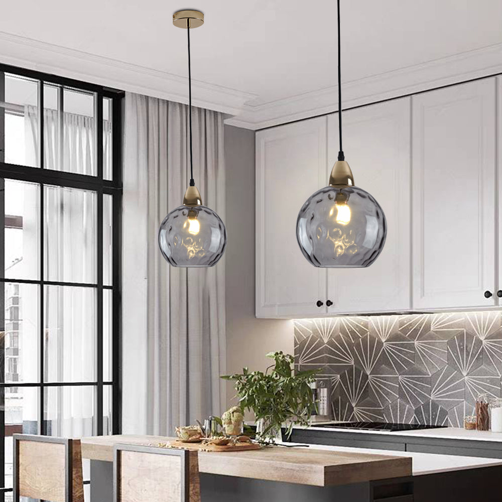 Avo Ripple Glass Pendant Lights-Neutral Decor