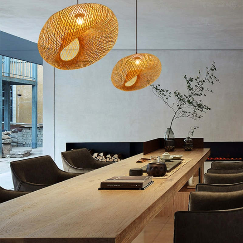 Gagebut Bamboo Pendant Light