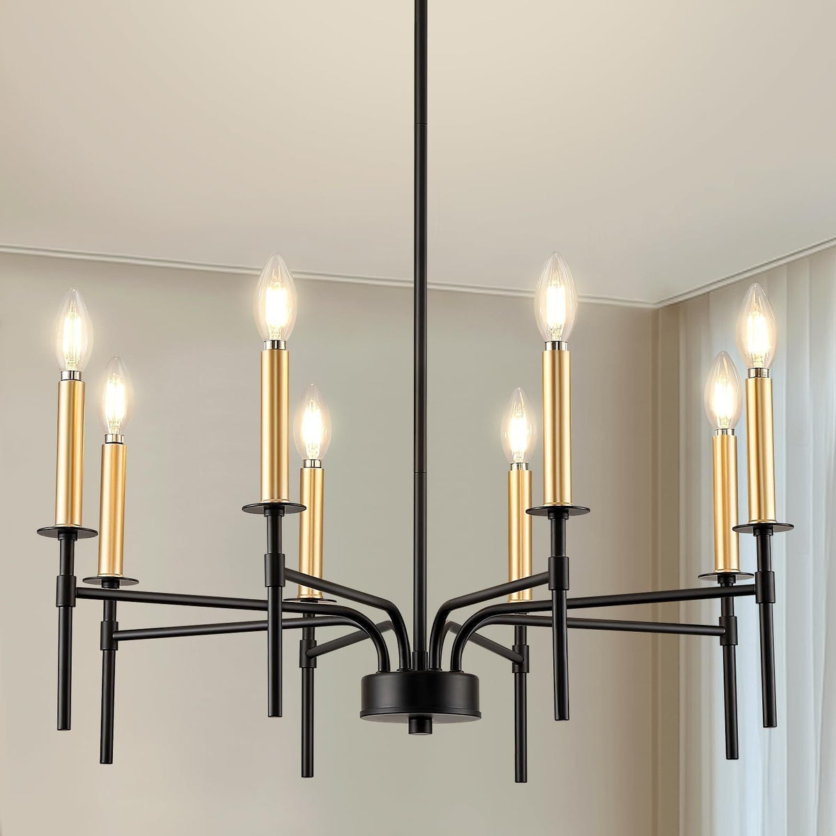 Jarinedu Pendant Light Chandeliers Retro Industrial Living Room