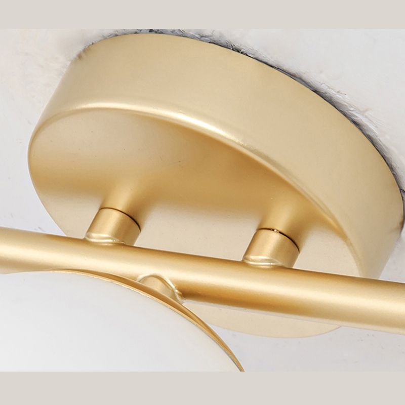 Zimevad Modern Dome Metal Bathroom & Vanity Wall Lamps, Multicolor