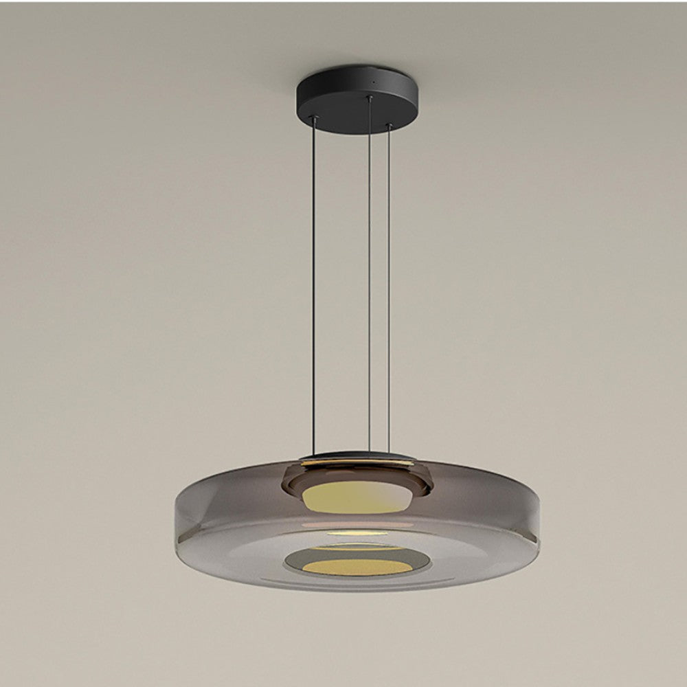 Vemoget Glass Pendant Light Multi-tiered Structure