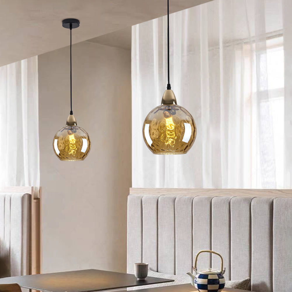 Avo Ripple Glass Pendant Lights-Neutral Decor