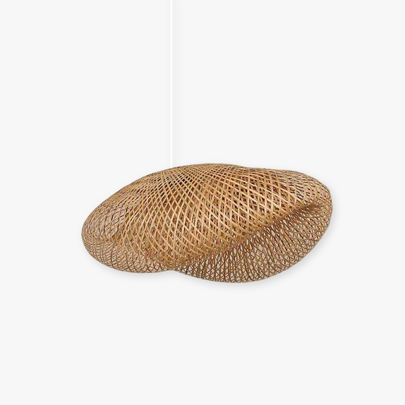 Veltrix Pendant Light Natural Kitchen Island Bamboo-Neutral Decor