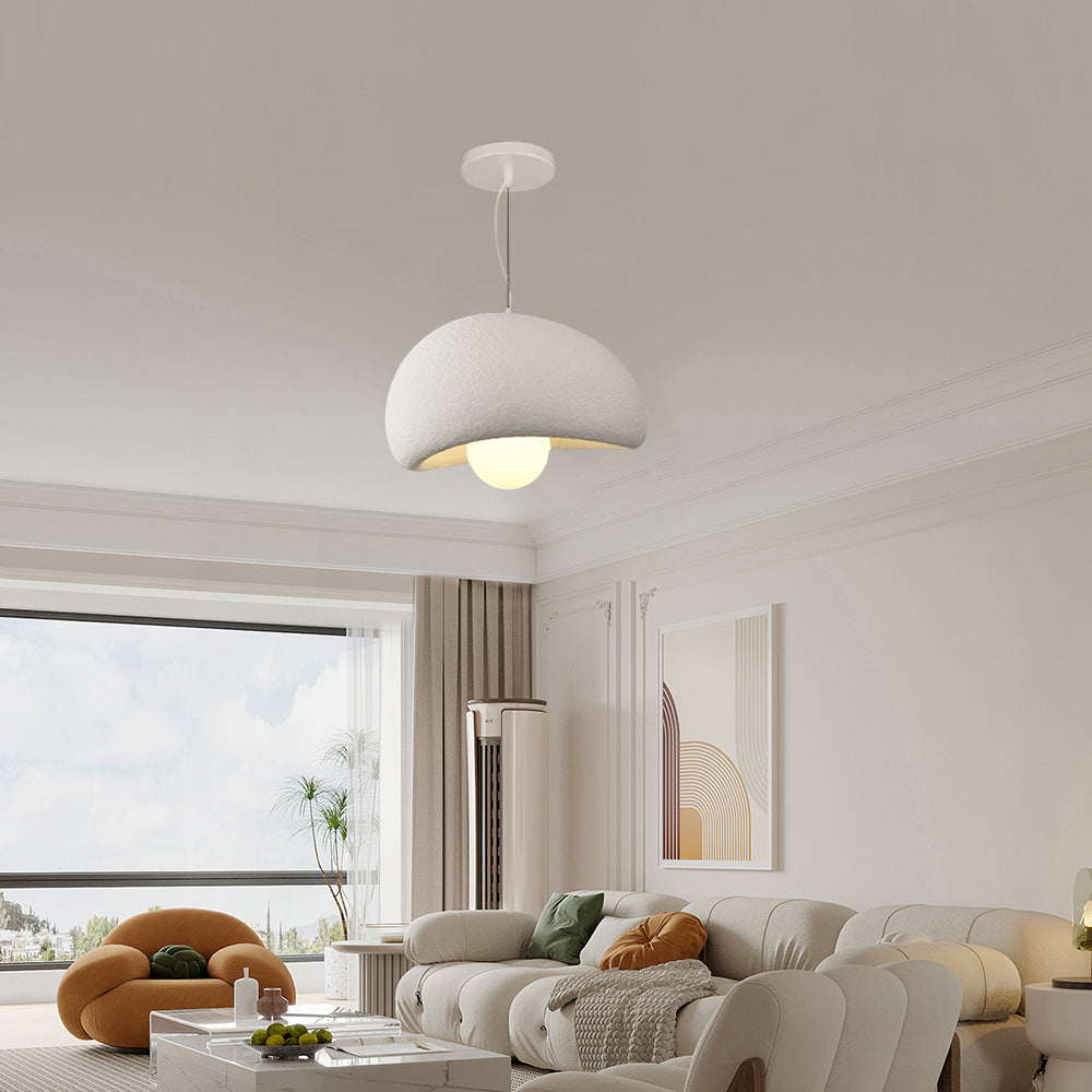 Mavelyn Pendant Light Wabi-Sabi Spherical Cloud-Neutral Decor