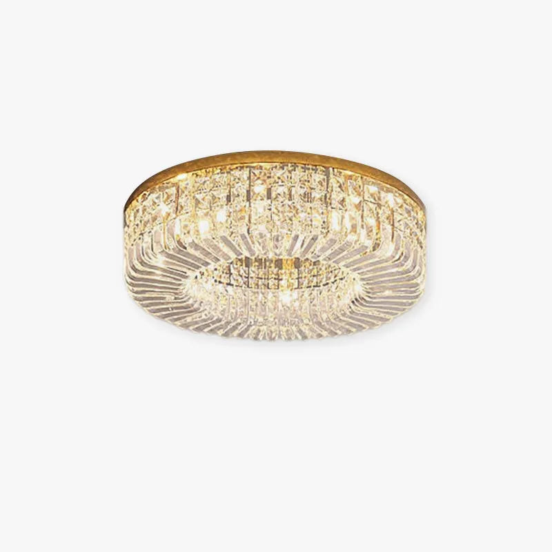 Nabebok Luxury Flush Mount Metal/Crystal Ceiling Light