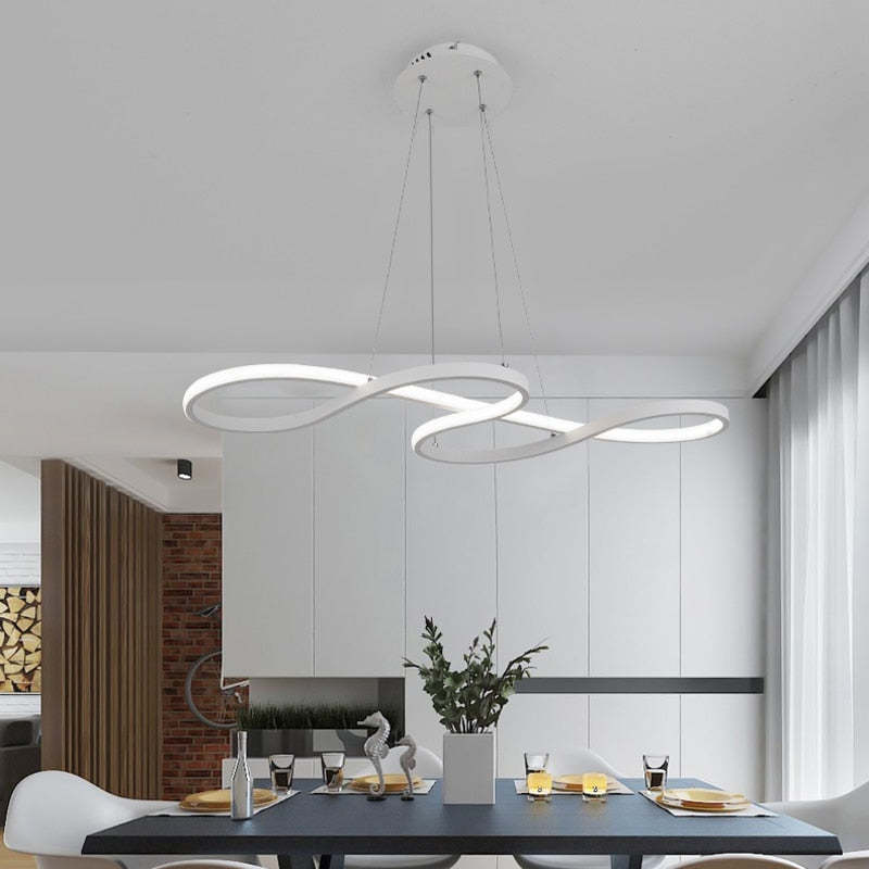 Nerin Musical Note Pendant Light, Black & Gold-Neutral Decor
