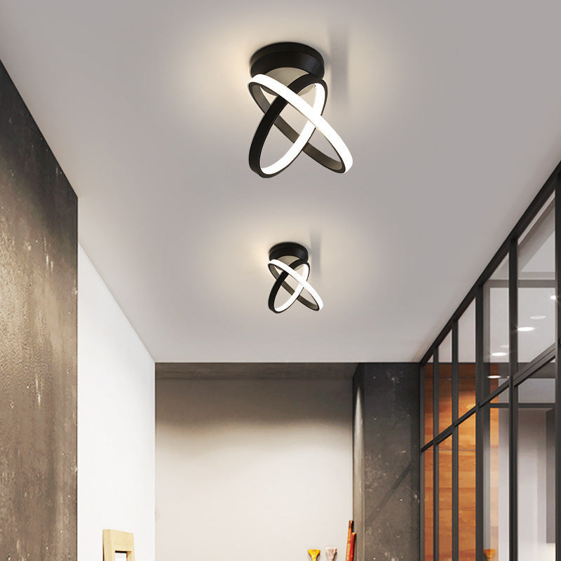 Dolakit Modern Globe Ceiling Lamp LED Corridor Decorative Lamp