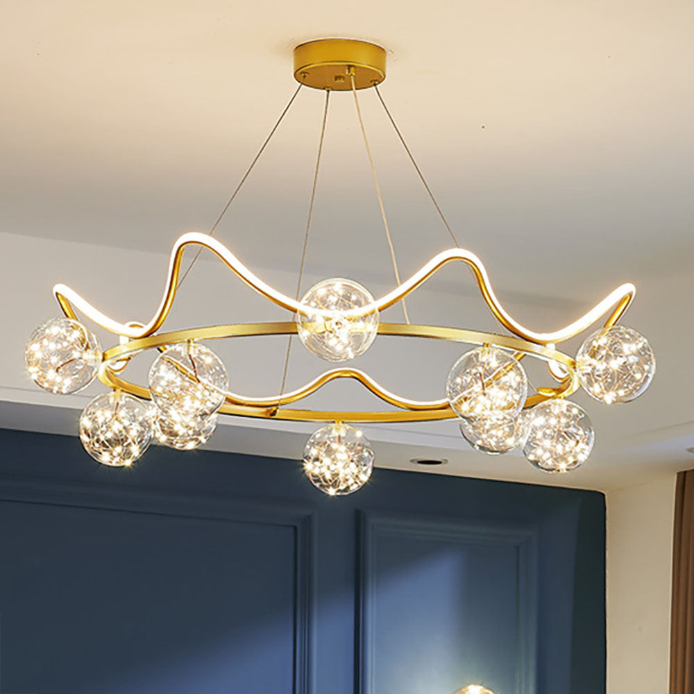 Nomamuk Nordic Creative Star Pendant Light Metal Living Room/Restaurant