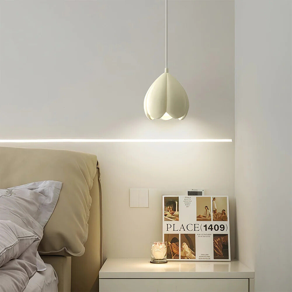 Bikamemo Modern LED Pendant Light Resin Living Room