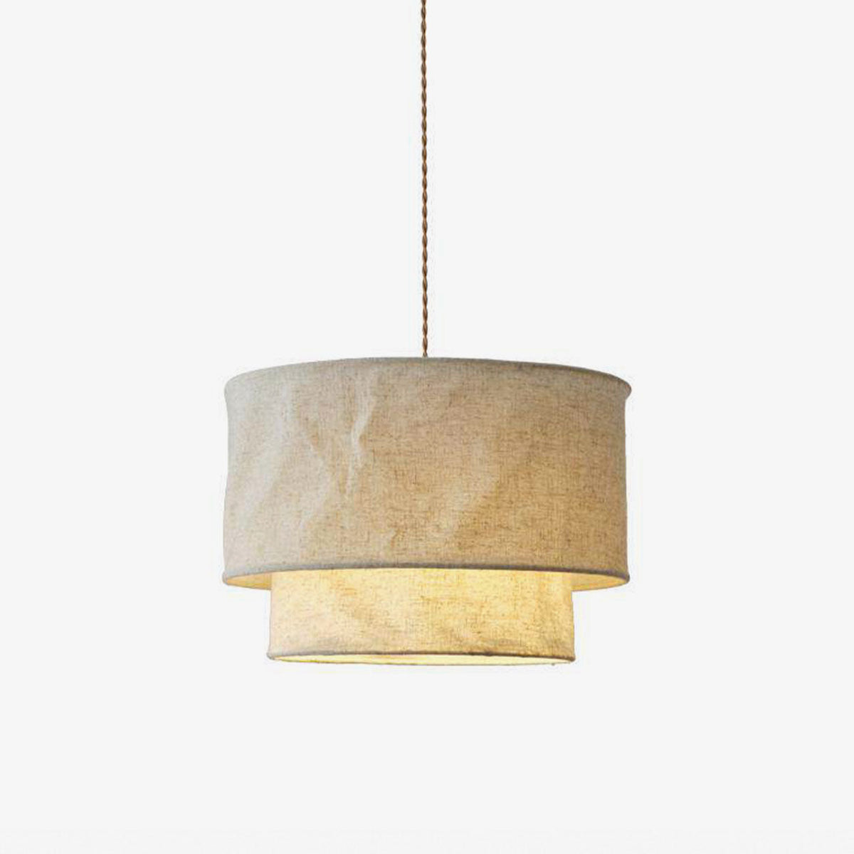 Merrinford Linen Drum Pendant Lamp