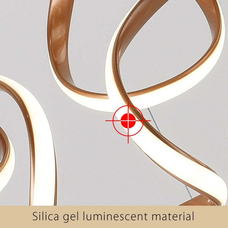 Evren Modern Irregular Flower Pendant Light, 3 Colors-Neutral Decor