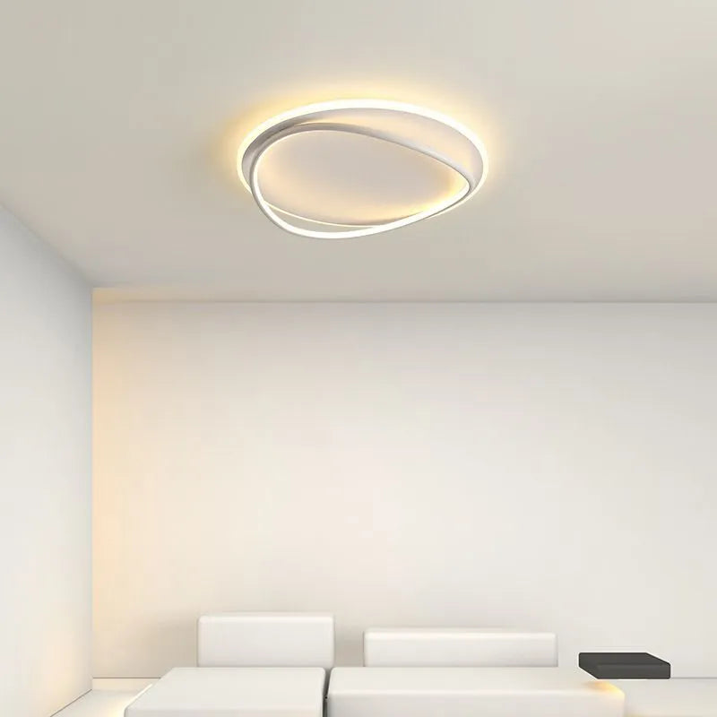 Tavogot Minimalist Ring Modernom Flush Mount Ceiling Light