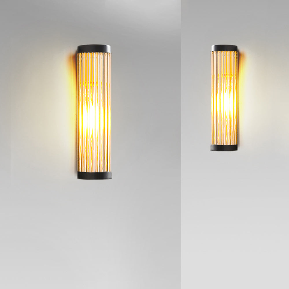 Seluno Wall Lamp Modern Semi-Cylindrical Outdoor Black-Neutral Decor