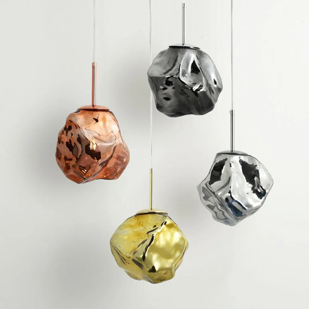 Kovire Glass Pendant Light, 4 Colour-Neutral Decor