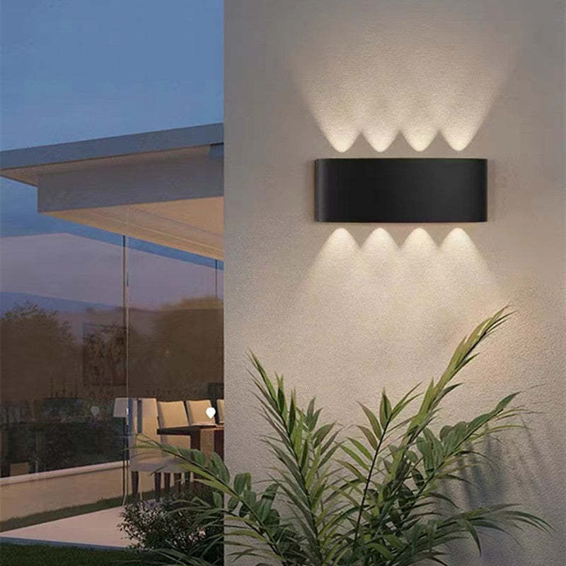 Nirex Wall Lamp Modern Rectangular Outdoor Water-wave-Neutral Decor