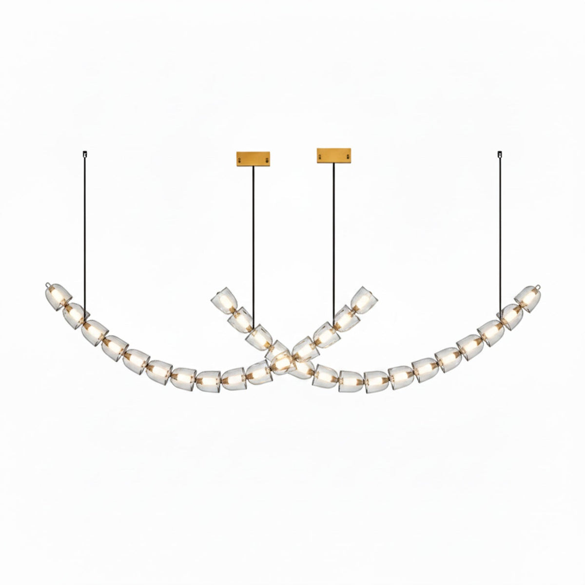 Nexus Gold  Crystal Chandelier