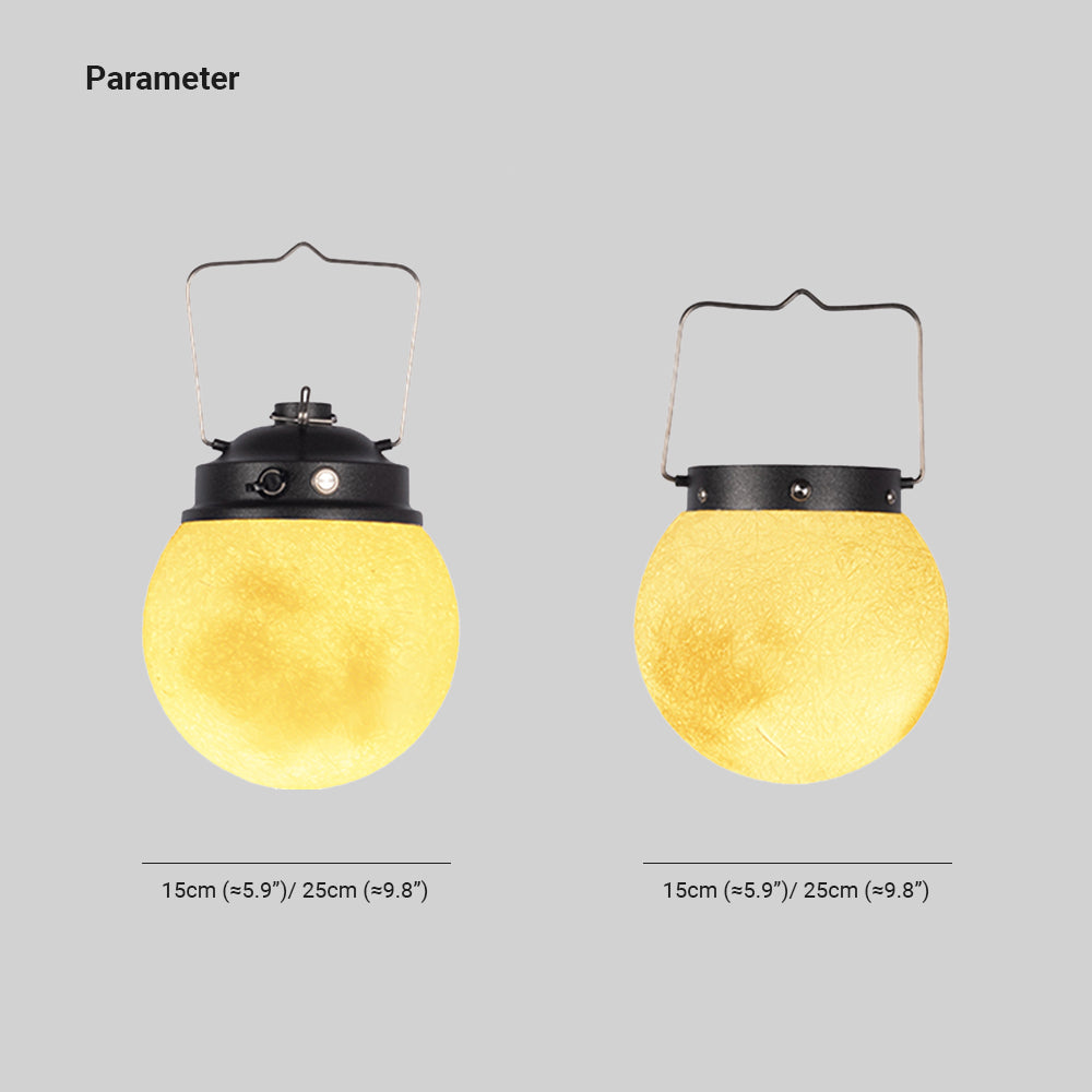 Capudal Moon Modern Bubble Glod Pendant Light, Metal/Resin/Fiberglass