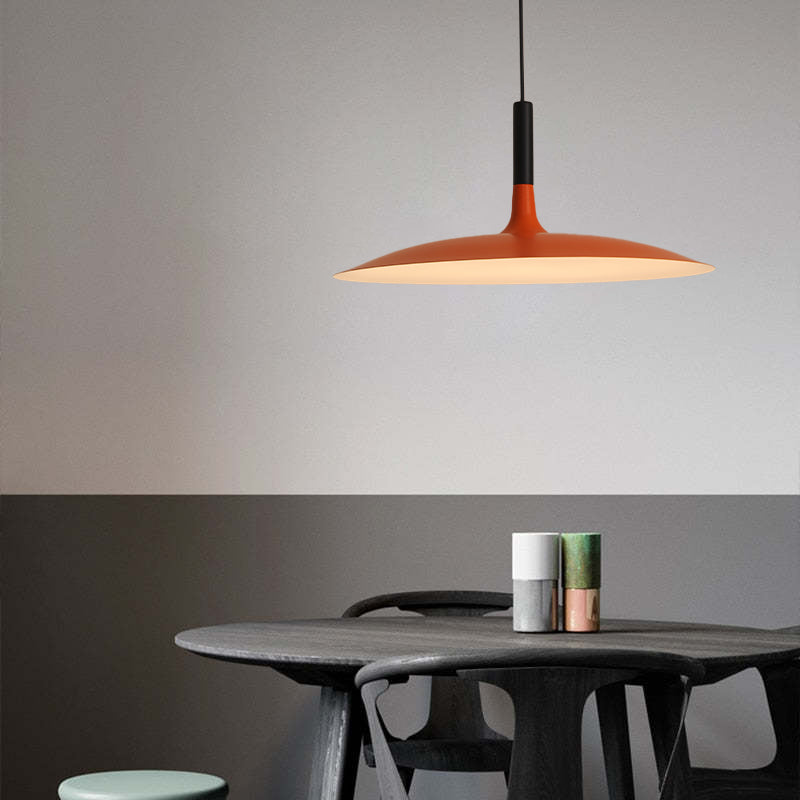 Fjorn Pendant Light Pan, Plate Shape Modern Design-Neutral Decor