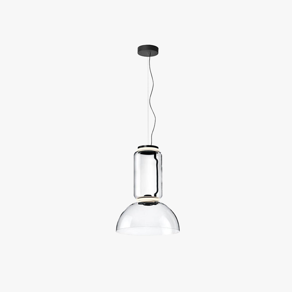 Kanedum Minimalist Combination Glass Pendant Light, Clear