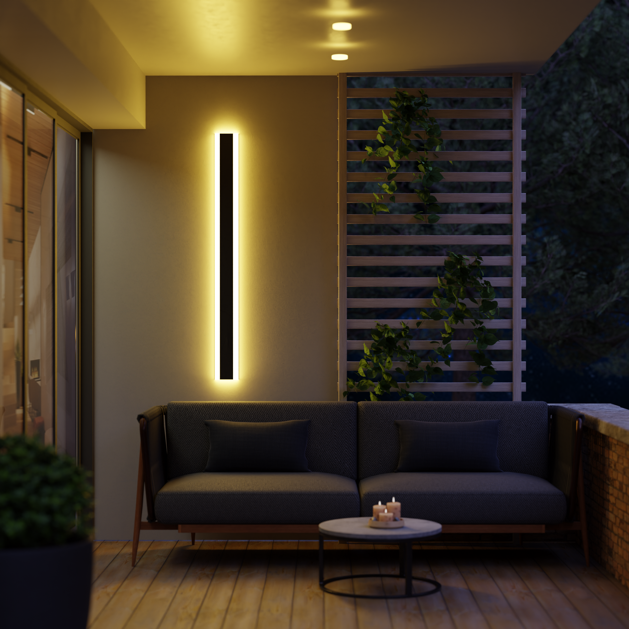 Corven Wall Lamp Outdoor Symmetrical-Neutral Decor