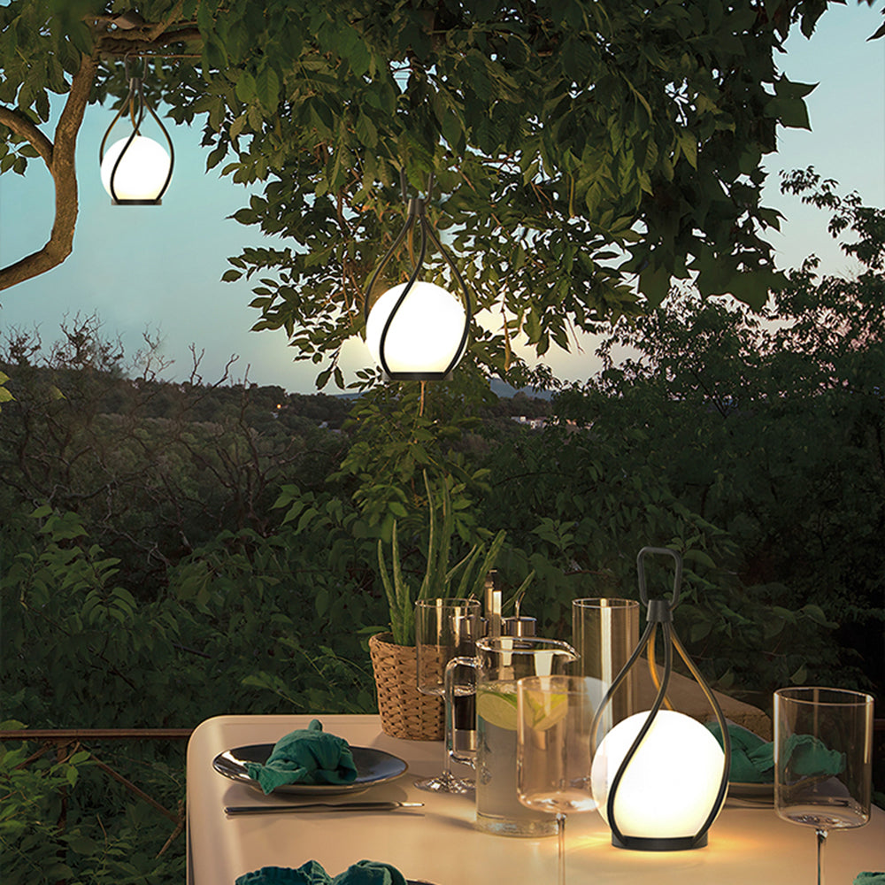 Suluvit Pendant Light Bubble Modern, Metal/, White/Transparent